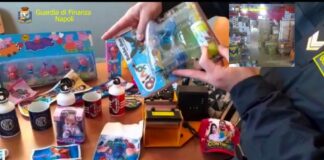 Irruzione della Guardia di Finanza in un capannone di Pollena Trocchia: sequestrate mascherine, giocattoli e materiale scolastico