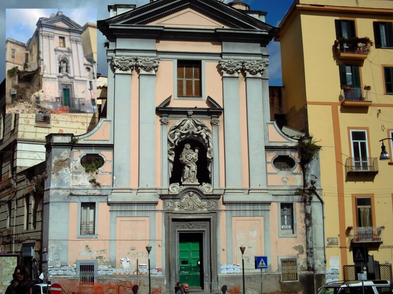 Crolla un’ala della chiesa di Santa Maria del Rosario a Napoli, per fortuna non ci sono feriti