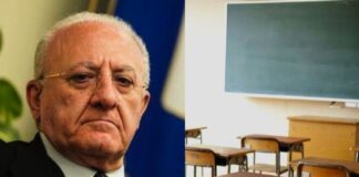 De Luca invia una nota ufficiale ai presidi: “In classe non più del 50% e libertà ai genitori di optare per la Dad”