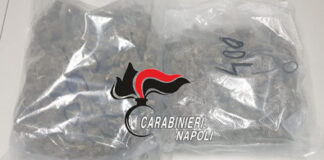 Spaccio di marijuana, arrestata coppia di fidanzati a Boscoreale
