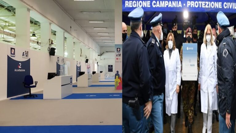 Vaccinazioni anticovid: da domani attivi 15 box nei padiglioni della Mostra d’Oltremare. Allestito anche uno spazio-mostra