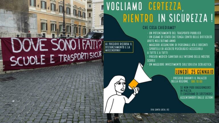 Scuole: nemmeno il tempo di riaprire che è già sciopero. Gli studenti: “Sistema scolastico fallimentare!”