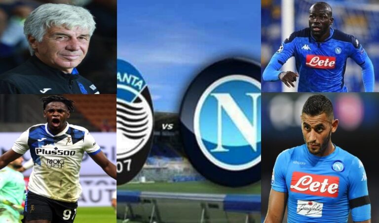 Il Napoli recupera Koulibaly e Ghoulam, oggi (ore 18,00) partita decisiva con l’Atalanta