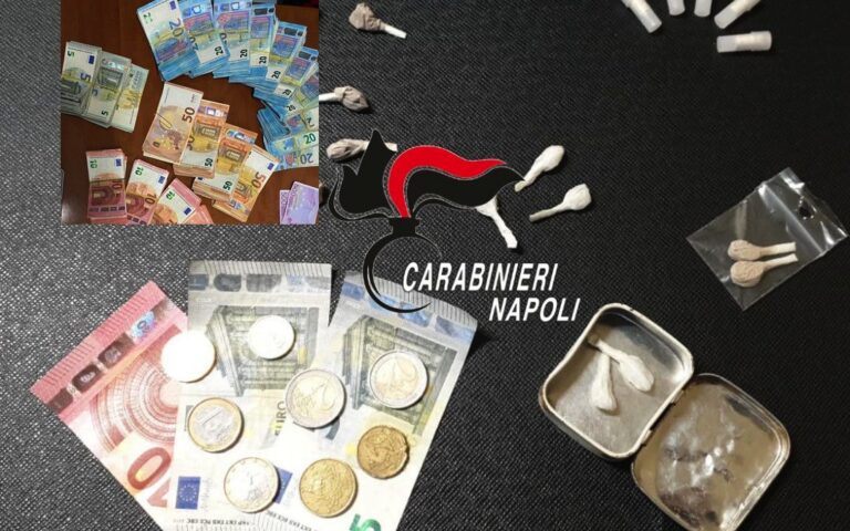 Da Castello di Cisterna a Napoli numerosi arresti dei carabinieri per detenzione e spaccio di droga