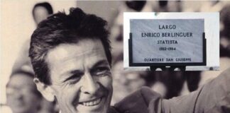 Napoli: torna al proprio posto la targa dedicata ad Enrico Berlinguer
