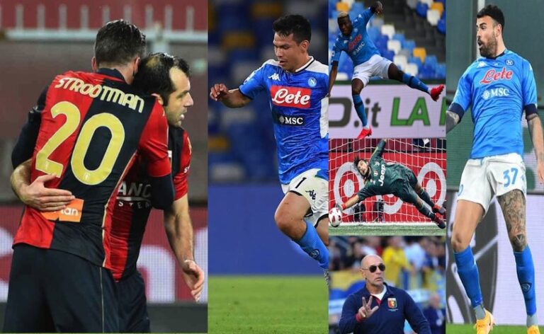 Napoli 22 tiri in porta, Genoa 2 ma vince (2-1). E quel rigore nel finale non dato grida vendetta!!!