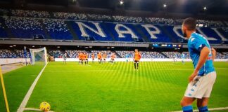 Il Napoli ritrova Mertens: Benevento battuto per 2 a 0. Bene Ghoulam e Rrahmani