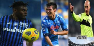 Napoli-Atalanta in campo questa sera (20,45) per la semifinale di andata di Coppa Italia