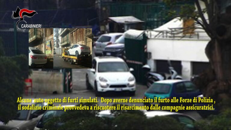 Auto di lusso rubate e truffe alle assicurazioni: 16 misure cautelari tra Palermo e Napoli