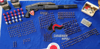 Soccavo: sequestrate centinaia di munizioni ed un fucile poi risultato rubato nel 2003