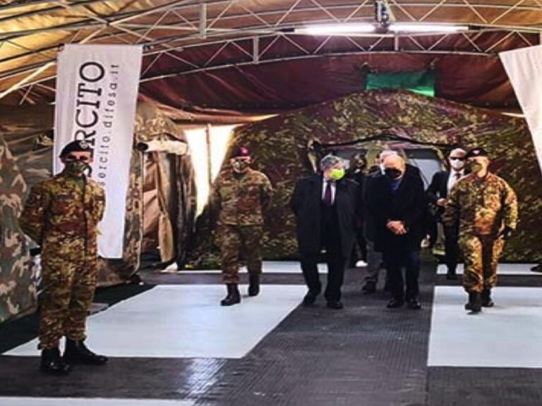 Caserta: inaugurato nella caserma Garibaldi uno dei centri vaccinali più grandi d’Italia