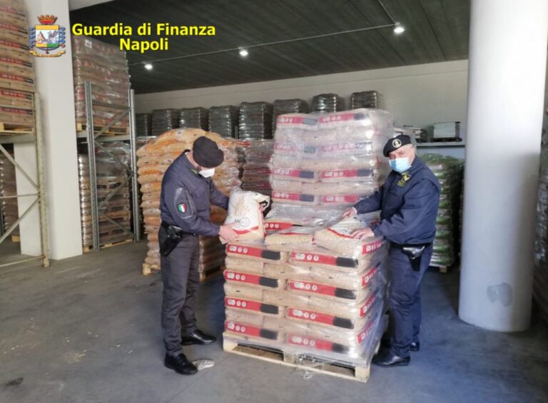 Guardia di finanza in azione ad Ottaviano e Terzigno: sequestrato pellet ed un autolavaggio abusivo