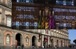 Napoli: nomi delle vittime di camorra sulla facciata della Reggia