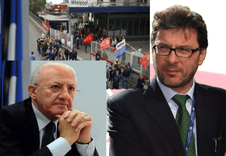 Vertenza Whirpool Napoli, il ministro Giorgetti scrive a De Luca: “Caro Vincenzo presto parleranno i fatti…”