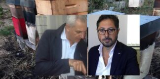Trentola: Caputo e Borrelli in visita all’alveare dato alle fiamme. Certa la natura dolosa dell’incendio