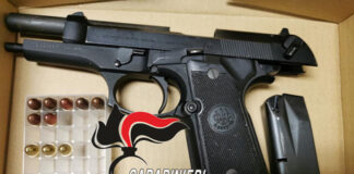 Trovata un pistola con munizioni all’interno di un furgone abbandonato