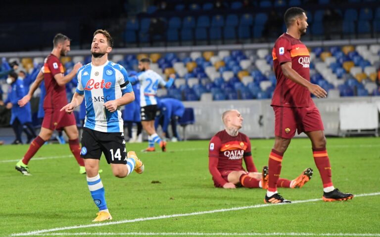 Roma-Napoli (questa sera ore 20,45), recuperati Lozano e Manolas. Risultati degli anticipi: impresa del Benevento, Juve battuta: 0-1