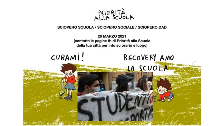 No alla Dad, manifestazioni in 60 città: in Campania a Napoli e Castellammare