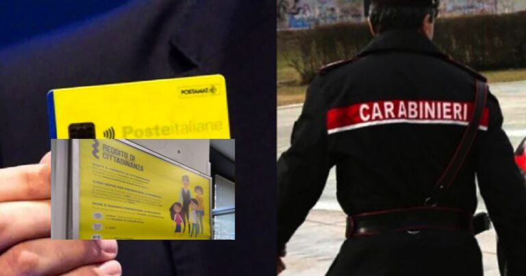 Reddito di cittadinanza percepito illecitamente: 146 segnalazioni dei carabinieri alla magistratura