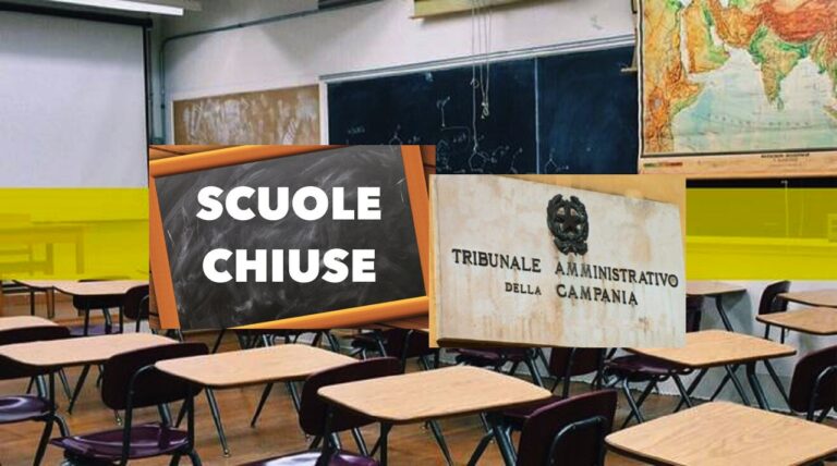 Le scuole campane restano chiuse, il Tar respinge il ricorso di un gruppo di genitori