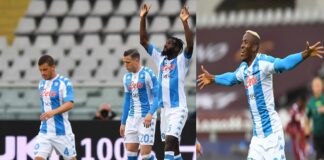 Il Napoli piega il Torino (0-2), agguanta Juve e Milan, ed entra in zona Champions League