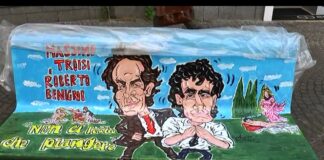 San Giorgio a Cremano: altre dieci panchine nel centro storico, in omaggio al grande Massimo Troisi