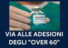 Vaccinazioni per gli ultra 60enni: da questa mattina aperta la piattaforma per potersi iscrivere