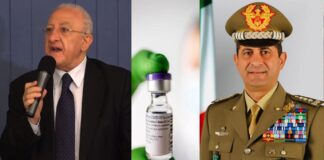 De Luca a Figliuolo: “Il dato è che mancano i vaccini, a quando una risposta a questo?”
