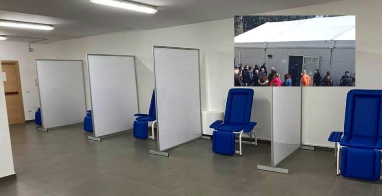 Aversa: lunghe attese al centro vaccinale, necessario allestire più di una sala d’aspetto