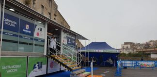 Attiva l’unità mobile dell’Asl Napoli 1: convocati 600 cittadini al giorno fino a domenica