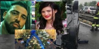 Casagiove: in tanti per l’ultimo saluto a Pasquale Vozza e Chiara Esposito