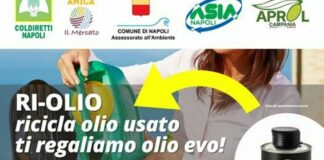 Napoli: olio usato in cambio di olio extravergine, da domani al via l’iniziativa di Coldiretti e Comune