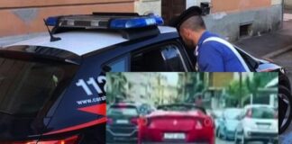 Per le strade di Arzano a bordo di una Ferrari per festeggiare al comunione del figlio: arrestato dai carabinieri