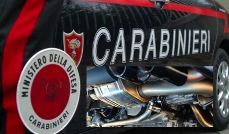 Ladri di marmitte sempre più attivi tra Napoli e Caserta: tre persone arrestate dai carabinieri
