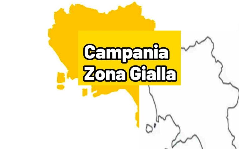 La Campania ancora in zona gialla fino al 21 giugno, oggi i nuovi dati ufficiali dell’Istituto superiore di sanità