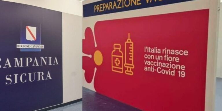 Parte l’open day Pfizer all’hub vaccinale al centro commerciale di Marcianise