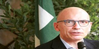 Il segretario del Pd Letta a Napoli: “Draghi si liberi di Salvini il prima possibile”