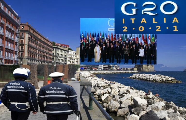 Da domani niente auto sul lungomare in vista del G20, in alcune zone della città stop anche agli stessi pedoni