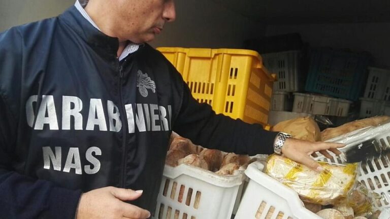 Mariglianella, sequestrata una tonnellata di alimenti tenuti in condizioni igieniche precarie
