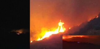 Raffica di incendi boschivi in Campania, impegnate 18 squadre della Protezione civile