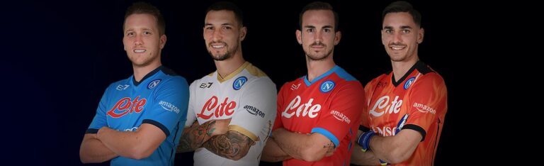 Al via il campionato di serie A con quattro partite, il Napoli (sponsorizzato da Amazon) in campo domani sera