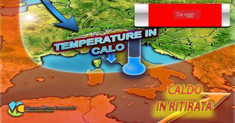 Temperature in leggero calo anche in Campania, da mercoledì sarà tregua vera
