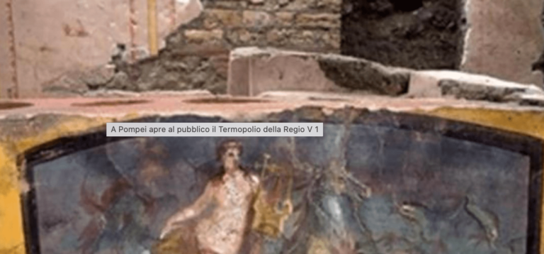 Pompei e il “cono delle meraviglie”, apre il Termopolio della Regio V: il McDonalds del 79 d.C.