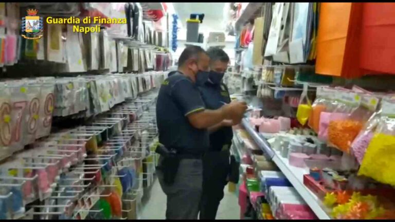 Nola, la Guardia di finanza ha sequestrato oltre tre milioni di prodotti ritenuti non sicuri