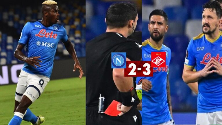 Europa League/Il Napoli in dieci contro undici battuto dallo Spartak Mosca (2-3)