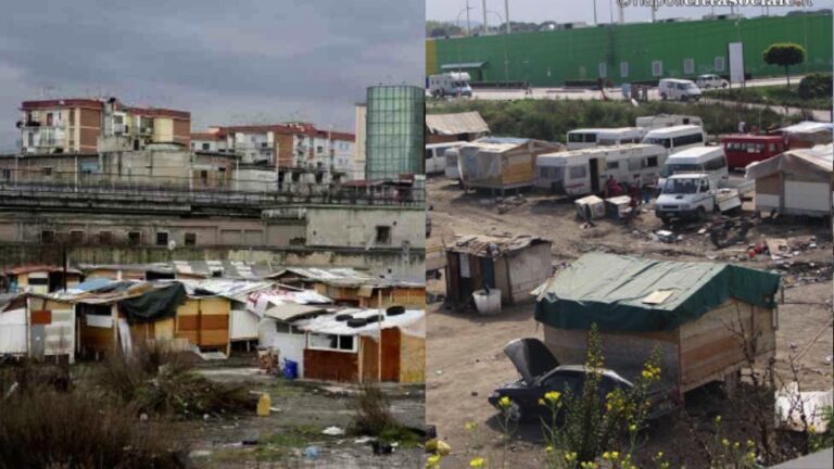 Blitz dei carabinieri a Giugliano, al setaccio tre insediamenti rom: identificate 50 persone, raffica di denunce