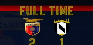 La Casertana soffre ma vince: battuto il Nola per 2 a 1