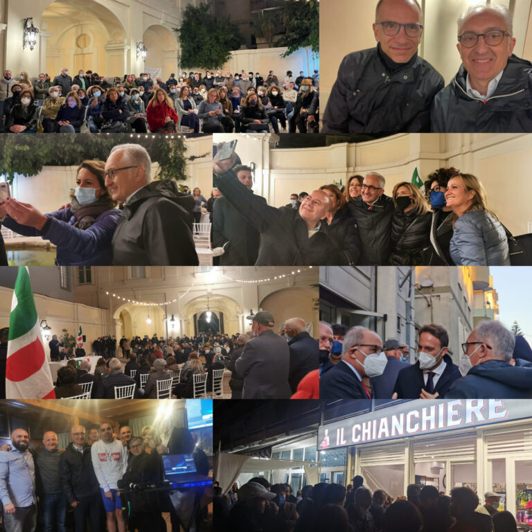 Ultimo giorno di campagna elettorale: Zinzi chiude nel Palazzo vescovile di Corso Trieste, ieri Letta a Caserta per Marino