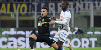 Il Napoli sconfitto dall’Inter (3-2), pareggio sfiorato nel finale. Osimhen uscito per infortunio