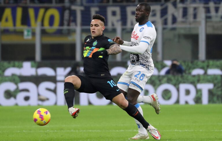 Il Napoli sconfitto dall’Inter (3-2), pareggio sfiorato nel finale. Osimhen uscito per infortunio